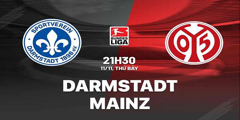 Soi Kèo Bóng Đá Darmstadt Vs Mainz 21h30 Ngày 11/11 (Bundesliga 2023/24) Chuẩn